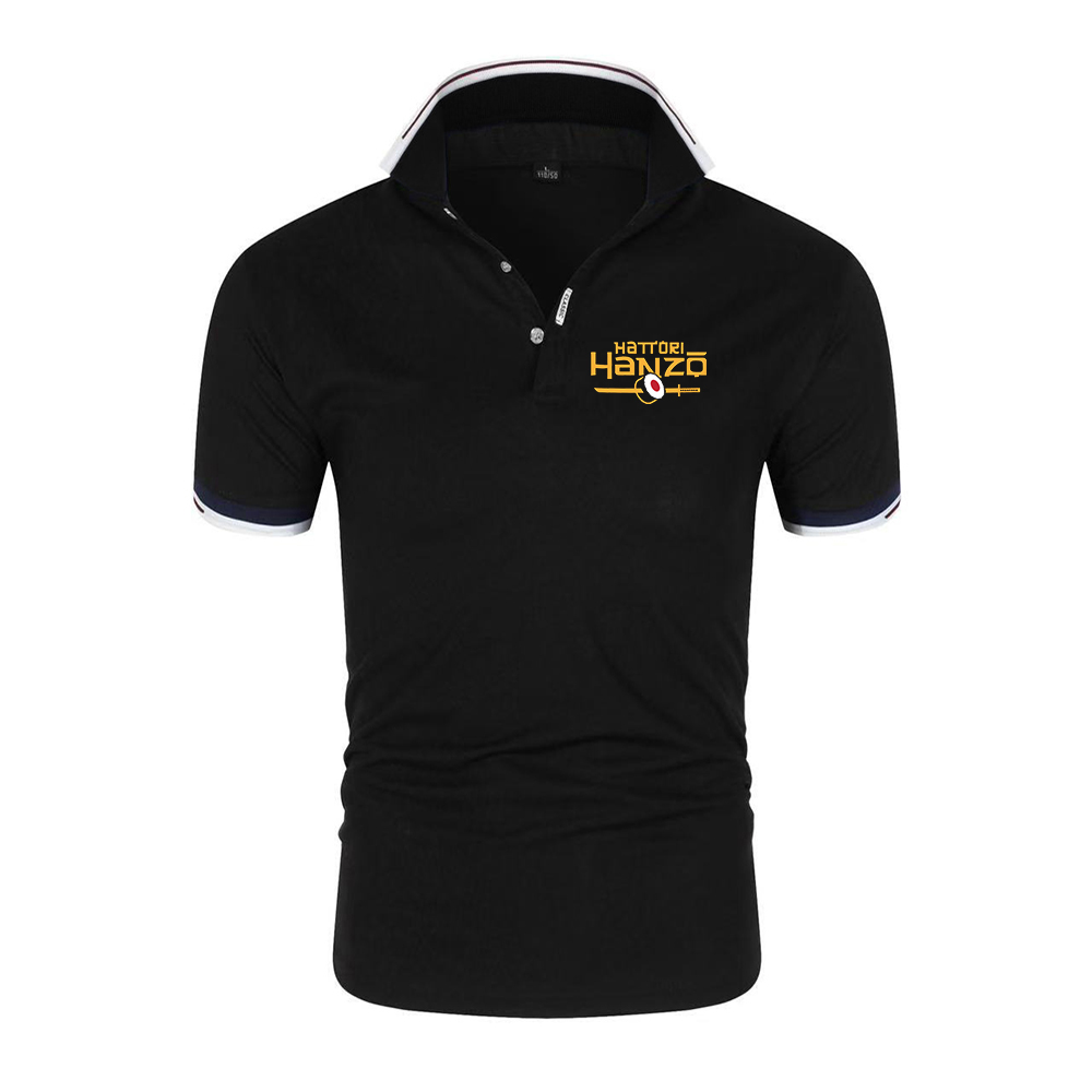 Polo Shirt Pique - Hattori Hanzo Men's Summer Short Sleeve
