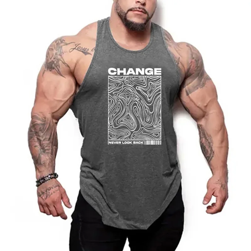 Gym Bodybuilding Muscle Cotton - Tank Top Muscle ulasan dan harga