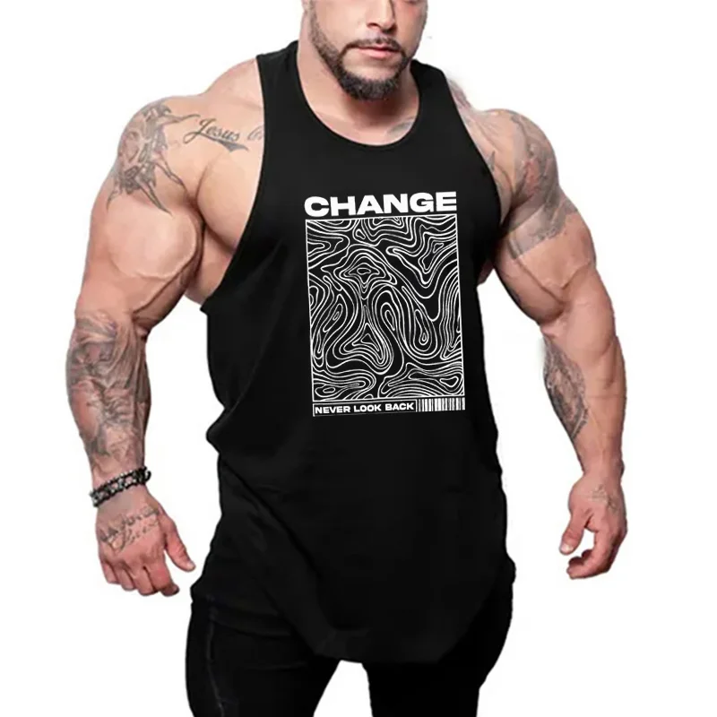 Gym Bodybuilding Muscle Cotton - Tank Top Muscle ulasan dan harga