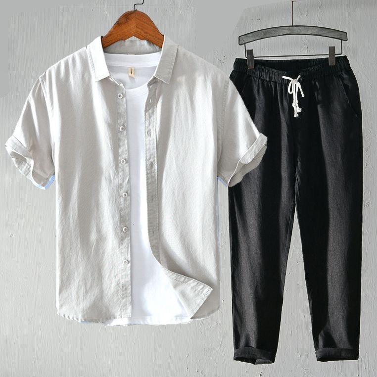 Really Super Low! Such a Deal! - Linen Shirt Breathable ulasan dan harga