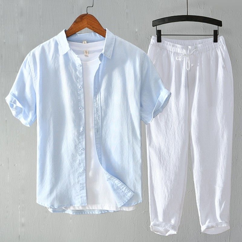 Really Super Low! Such a Deal! - Linen Shirt Breathable ulasan dan harga