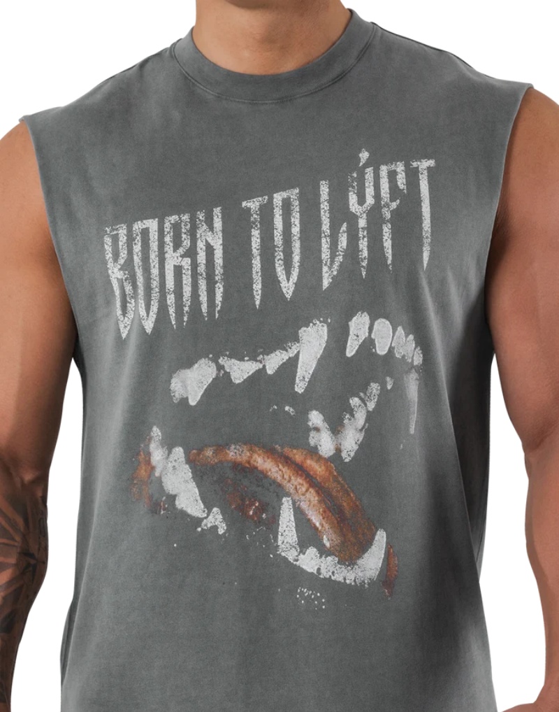 LYFT Summer Men's Washed Cotto - Tank Top Muscle ulasan dan harga