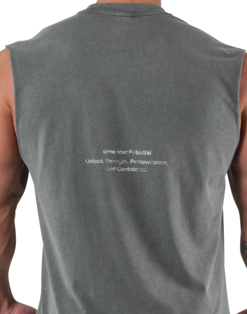 LYFT Summer Men's Washed Cotto - Tank Top Muscle ulasan dan harga