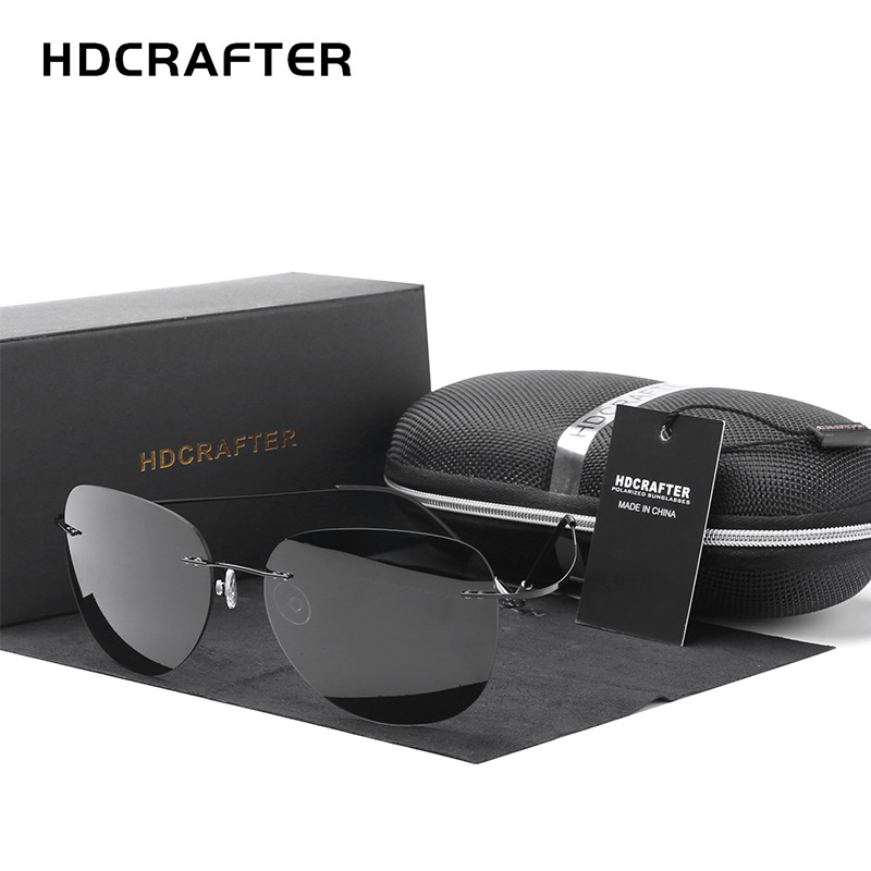 HDCRAFTER Titanium Polarized S - Sunglasses Aviator Polarized ulasan dan harga