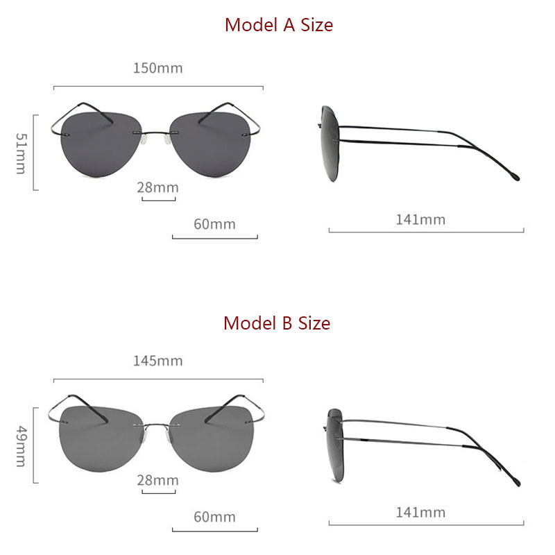 HDCRAFTER Titanium Polarized S - Sunglasses Aviator Polarized ulasan dan harga
