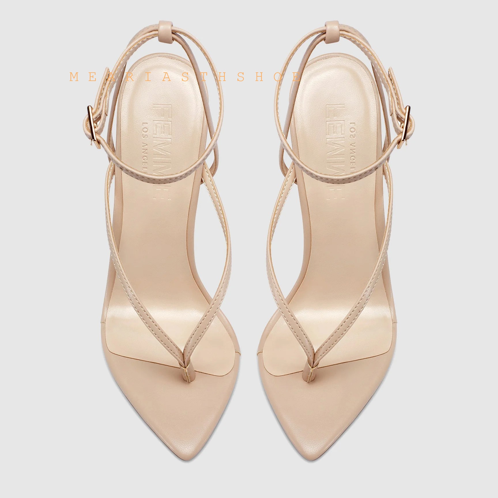 Beige Black Cross Straps Flip- - Casual Sandal Leather ulasan dan harga