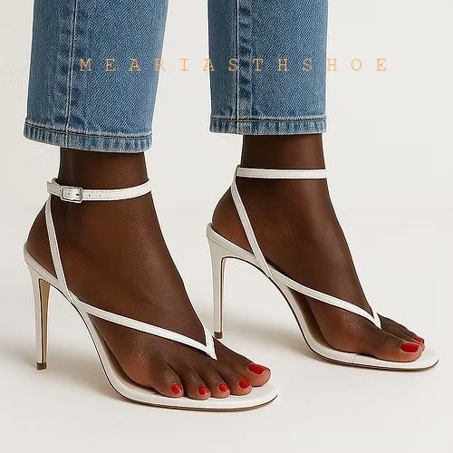 Beige Black Cross Straps Flip- - Casual Sandal Leather ulasan dan harga