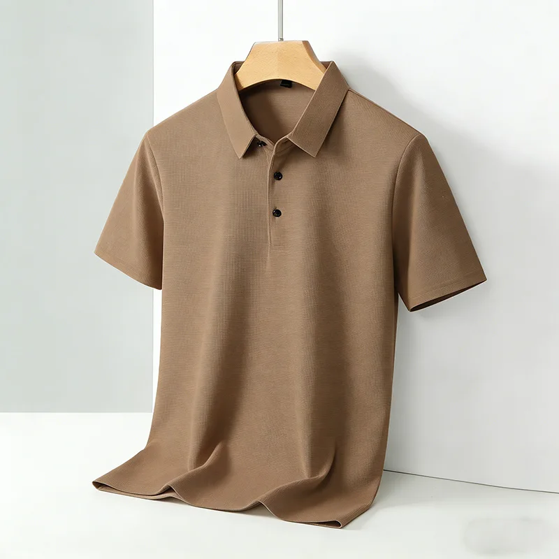 Men's Classic Collar Short Sle - Polo Shirt Pique ulasan dan harga