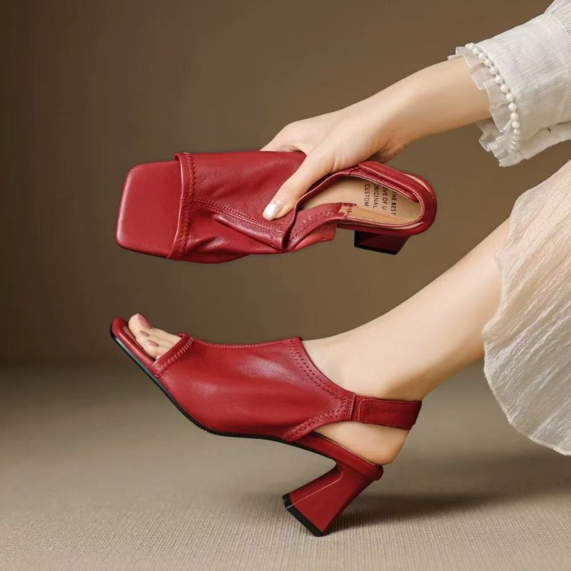 French Style Ultra Soft Leathe - Casual Sandal Leather ulasan dan harga