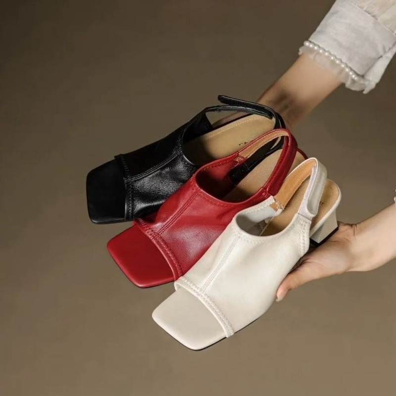 French Style Ultra Soft Leathe - Casual Sandal Leather ulasan dan harga